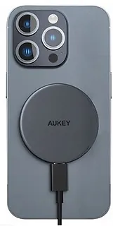 AUKEY Ładowarka bezprzewodowa LC-MC10 Qi2  MagSafe 15W 3A USB-C