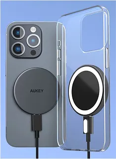 AUKEY Ładowarka bezprzewodowa LC-MC10 Qi2  MagSafe 15W 3A USB-C