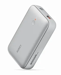 AUKEY PowerBank PB-Y57 White Mini  | 20000mAh | 22.5W | 2xUSB | PD 3.0 QC 3.0 LED