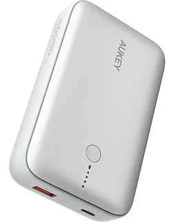 AUKEY PowerBank PB-Y57 White Mini  | 20000mAh | 22.5W | 2xUSB | PD 3.0 QC 3.0 LED