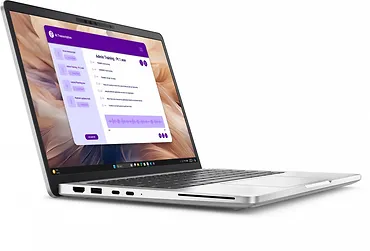 Laptop Dell Pro 13 Plus PB13250 W11P Ultra 5 236V/16GB/512GB/13.3 FHD+/Arc/FgrPr&SmtCd/FHD/IRCam/Mic/WLAN only+BT/BcklKb/3C/vPro/3YPS Silver