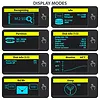 AXAGON EEM2-SD2 Obudowa zewnętrzna aluminiowa bezśrubowa USB-A/C 3.2 Gen2 M.2 NVMe/SATA display LCD