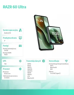 Motorola Smartfon RAZR 60 ultra 16/512 SCARAB