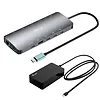 Stacja dokująca USB-C Metal Nano 3x Display Dock 2x HDMI 1x USB-C video Power Delivery 140W + i-tec Universal Charger 140 W