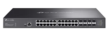 TP-LINK Przełącznik zarządzalny Omada 24-Port 10GBASE-T L2+ with 8 10GE  SFP+ Slots