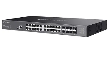 TP-LINK Przełącznik zarządzalny Omada 24-Port 10GBASE-T L2+ with 8 10GE  SFP+ Slots