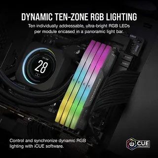 Corsair Pamięć DDR5 Vengeance RGB 96GB/6000(2*48GB) CL30 AMD EXPO & Intel XMP
