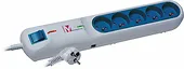 Lestar Listwa przeciwprzepięciowa LFT-2001A, 3L EMI/RFI, 2.5m, szara