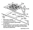 Bosch Płyta gazowa szklana PPP6A2I40