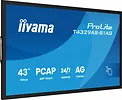 IIYAMA Monitor 43 cale T4329AS-B1AG VA,4K,HDMIx2,USB-C,RJ45,2x10W,WiFi,     Android 14, Signal FailOver, Whiteboard, iiSignage (CMS), iiControl (DMS),   iiS