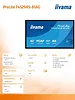 IIYAMA Monitor 43 cale T4329AS-B1AG VA,4K,HDMIx2,USB-C,RJ45,2x10W,WiFi,     Android 14, Signal FailOver, Whiteboard, iiSignage (CMS), iiControl (DMS),   iiS