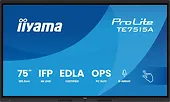 IIYAMA Monitor 75 cali TE7515A-B1AG IPS,4K,40pkt,550cd,DeepContrast-IR+,    HDMI x2,DP,USB-C, 2 x 20W, OPS Slot x1, 5xUSB, 2xRJ45,8-Array,EDLA, WiFi,PiP, iiW