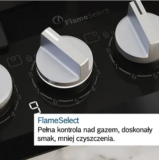 Bosch Płyta gazowa PCH6A5I90 Flame Select WOK