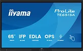 IIYAMA Monitor 65 cali TE6515A-B1AG IPS,4K,40pkt,550cd,DeepContrast-IR+,    HDMI x2,DP,USB-C, 2 x 20W, OPS Slot x1, 5xUSB, 2xRJ45,8-Array,EDLA, WiFi,PiP, iiW