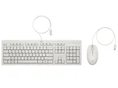 Zestaw przwodowy Klawiatura i mysz 225 G2 biały (AW5S6AA)