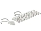 Zestaw przwodowy Klawiatura i mysz 225 G2 biały (AW5S6AA)