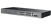 TP-LINK Przełącznik Omada 20-Port GB Easy Managed Switch with 16-Port PoE+   PORT: 16× Gigabit PoE+ Ports, 2x Gigabit Non-PoE Ports, 2× Gigabit SFP Ports