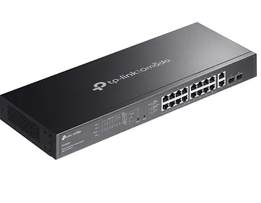 TP-LINK Przełącznik Omada 20-Port GB Easy Managed Switch with 16-Port PoE+   PORT: 16× Gigabit PoE+ Ports, 2x Gigabit Non-PoE Ports, 2× Gigabit SFP Ports