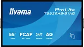 IIYAMA Monitor 55 cali T5529AS-B1AG VA,4K,HDMIx2,USB-C,RJ45,2x10W,WiFi,     Android 14, Signal FailOver, Whiteboard, iiSignage2 (CMS), iiControl (DMS),   iiS