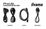IIYAMA Monitor 55 cali T5529AS-B1AG VA,4K,HDMIx2,USB-C,RJ45,2x10W,WiFi,     Android 14, Signal FailOver, Whiteboard, iiSignage2 (CMS), iiControl (DMS),   iiS