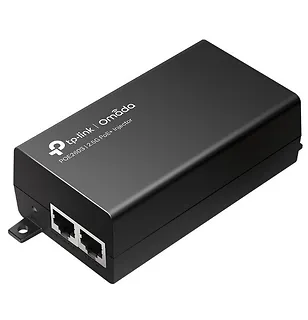 TP-LINK Injector Adapter Omada 2.5G PoE+  PORT: 1× 2.5G PoE Port, 1× 2.5G Non-PoE Port