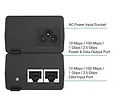 TP-LINK Injector Adapter Omada 2.5G PoE+  PORT: 1× 2.5G PoE Port, 1× 2.5G Non-PoE Port