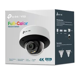 TP-LINK Kamera VIGI InSight S285 8MP Full-Color Dome 8MP, 4mm Fixed Lens, 1/2.7 Progressive Scan CMOS, H.265+/H.265/H.264+/H.264
