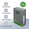 Qoltec Solarny regulator ładowania MPPT z czujnikiem temperatury 30A |  12V/24V | LCD | 2xUSB | Bluetooth | APP | GEL | LiFePO4