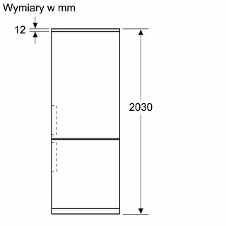 Bosch Chlodziarko-zamrażarka 70 cm KGN49OCAF Antracyt