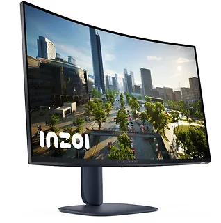 Dell Monitor AW3225DM 31.6 cala Curved NVIDIA G-Sync Compatible 180Hz  VA  QHD (3440x1440)/16:9/DP/2xHDMI/3xUSB 3.2/3Y AES&PPE