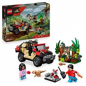 LEGO 76972 Jurassic World Ucieczka terenówką przed raptorem