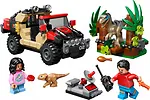 LEGO 76972 Jurassic World Ucieczka terenówką przed raptorem