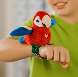 Cobi Maskotka interaktywna Happy Yappers Wesołe gadułki - Papuga czerwona