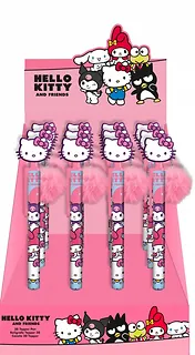 Długopis z toperem Hello Kitty Display 12 sztuk