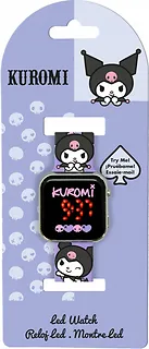 Zegarek LED Kuromi Hello Kitty