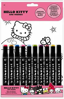 Kolorowanka Hello Kitty malowanie po numerach