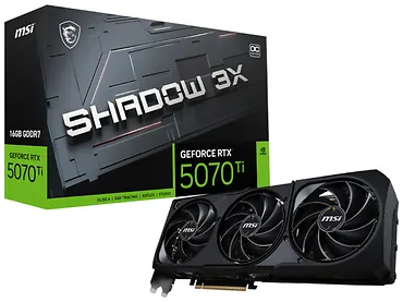 Karta graficzna MSI RTX 5070 Ti 16G SHADOW 3X OC BULK
