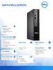 Komputer Dell Pro Micro QCM1255 W11Pro Ryzen 5 Pro 8500GE/16GB/512GB/Integrated/WLAN + BT/Kb/Mouse/3YPS
