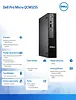 Komputer Dell Pro Micro QCM1255 W11Pro Ryzen 7 Pro 8700GE/16GB/512GB/Integrated/WLAN + BT/Kb/Mouse/3YPS