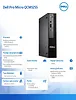 Komputer Dell Pro Micro QCM1255 W11Pro Ryzen 3 8300GE/8GB/512GB SSD/Integrated/WLAN + BT/Kb/Mouse/3YPS