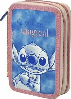 Piórnik dwukomorowy Stitch