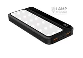 Rebeltec Powerbank P10 LCDPD 10 000mAh LAMP z funkcją mocnego źródła światła, moc wyjściowa 22,5W Port Delivery (PD20W)