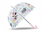 Parasolka przezroczysta, automatyczna, 19 cali, poliester Minnie