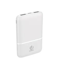 Rebeltec Powerbank P5 (5 000mAh 10W), moc wyjściowa 10W zapewnia szybkie i stabilne ładowanie kompatybilnych urządzeń, jednoczesne ładowanie 3 urządzeń