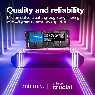 Crucial Pamięć do notebooka DDR5 CSODIMM 32GB (1*32GB)/6400 CL52