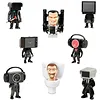 Cobi Skibidi Toilet - Display 9 sztuk Tajemnicze figurki