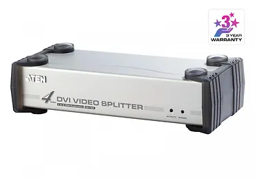 ATEN Rozdzielacz wideo 4 porty DVI/Audio Splitter