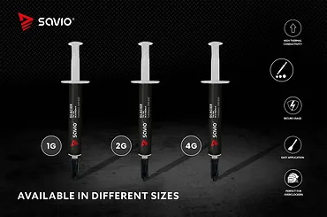 Savio Pasta termoprzewodząca Glacier 14,5 W/mK, 4g TG-04