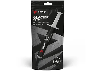 Pasta termoprzewodząca do procesora 4g SAVIO TG-04 GLACIER 14,5 W/mK Szara