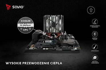 Savio Pasta termoprzewodząca Glacier 13,5 W/mK, 1g TG-03